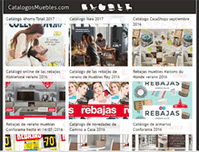 Tablet Screenshot of catalogosmuebles.com